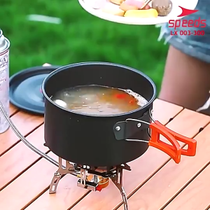 SPEEDS Alat Masak Camping Piknik 3in1 Portable Alam Serbaguna Mancing Lengkap Outdoor 003-300