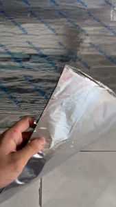 ( Khổ cao 1m - dài 1m tới ) Tấm keo dán chống thấm chống dột mái tôn đa năng xử lý nhanh chóng Loại 1 hàn quốc ( phủ mặt nhôm bạc)