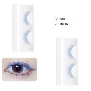 1 Đôi Mi Giả Màu Xanh Mink Dày Mềm Dạng Dải Dùng Cho Cosplay Tiệc Halloween Tạo Ảnh Ảnh Ấn Tượng Làm Thủ Công Chất Liệu Tóc Tổng Hợp Trong Suốt