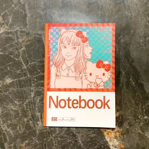 Eiten Junji X Sanrio Hello Kitty Collaborative Horizontal Line High Aesthetic Notebook Durable Hard Cover B5 Size for Writing