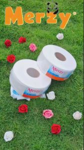 Giấy Vệ Sinh Công Nghiệp Merzy 700gram Mềm Mại Siêu Tiết Kiệm - Có Lõi 2 Lớp