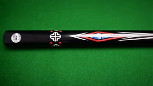 INVUI 2-Piece Small Tip Pool Cue Set with Case - For Chinese 8-Ball & Snooker LP God of War Series