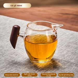 GIANXI | Dụng Cụ Phân Chia Trà Thủy Tinh Borosilicate Cao Cấp Gaiwan