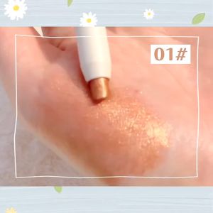 XIXI Lazy Man Lying Silkworm Pen Pearlescent White Eyeshadow Pen Lying Silkworm Pen ®️ XIXI 懒人卧蚕笔 珠光白眼影笔卧蚕笔 带闪泪眼妆胶笔卧蚕笔