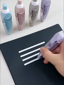 LVYIMAO การจัดส่ง 2-3 วัน การแก้ไขง่ายๆ ด้วยการแก้ไขข้อผิดพลาดนักเรียน การแปลด้วยการแปลขนาด 5 มม. ชุดแก้ไขโปร่งใสนักเรียนคุณภาพสูง 5 ชิ้น อุปกรณ์สำนักงาน