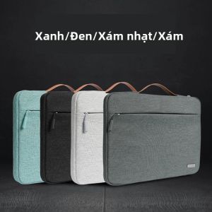 Túi Đựng Laptop Đa Năng Nhiều Ngăn Chống Sốc Cho MacBook Air/Pro 15.3 2024 Dell/Xiaomi 16 Chất Liệu Polyester Có Khóa Kéo