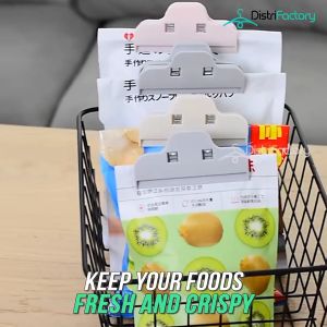 Food Bag Sealing Clip Plastic Snack Bag Clip Safe Sealer Clipper Pack Packing