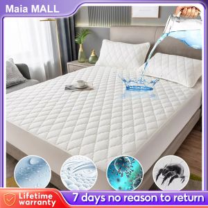 MAIA Waterproof Mattress Protector 100% Waterproof Urine Proof Stain Proof Dust Proof 80/150/180cm Protector With 4 Side Straps