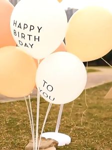 12 Inch White Happy Birthday To You Letter Latex Balloon Helium Selamat Ulang Tahun Belon Party Decorations Baby Shower