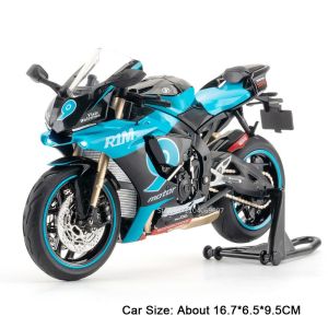 Tỉ Lệ 1:12 CFMOTO 450SR R1M Diecast Mô Hình Xe Máy Kim Loại Đồ Chơi Có Âm Thanh Ánh Sáng Hấp Thụ Sốc Bánh Trước Lái Cho Bé Trai
