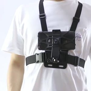 Chest Strap HP Evogrip Holder & Tali Dada Handphone GO PRO HERO ActionCam Pov Clip Clamp di Badan Tubuh