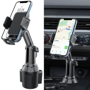 Adjustable Car Cup Holder Mobile Phone Stand 2026 Universal Rotatable Phone Mount Bracket Multifunctional Interior Holder
