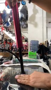 MORISON Pompa Angin Sepeda/Ban/ Balon Pendek No Tabung Kepala 2 Lubang Pendek