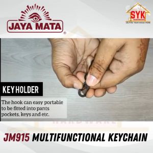 SYK Jaya Mata JM915 MCH003 Multifunctional Keychain Pocket Holder Handphone Stand Screw Opener Bottle Opener Nail Puller