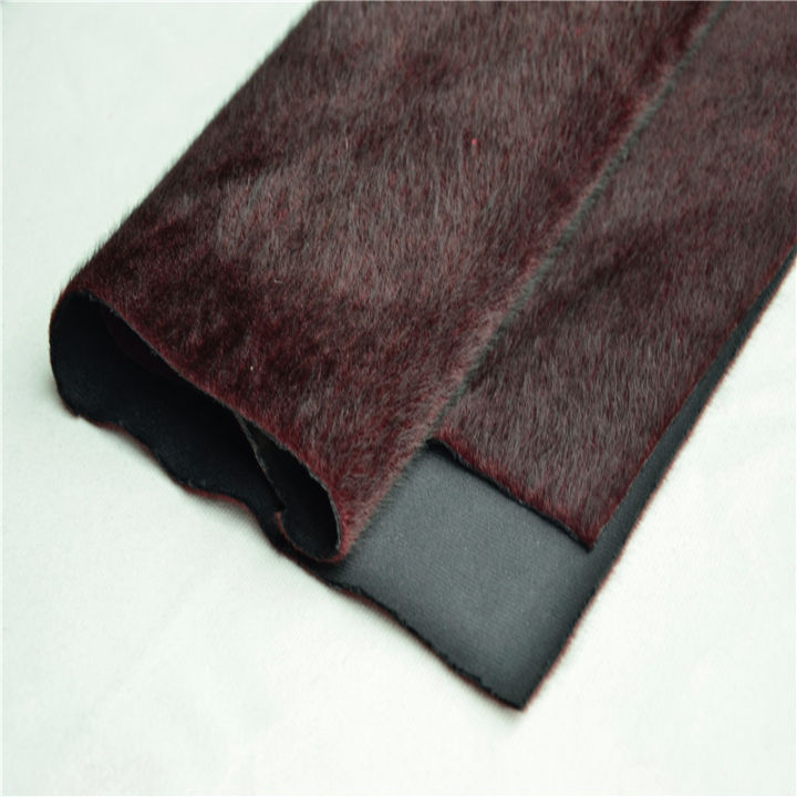 Plain Super Thick Imitated Mink Wool Fabric Horse Hair Flocking Fabric ...