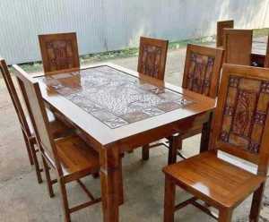 meja makan Kursi 6 minimalis murah