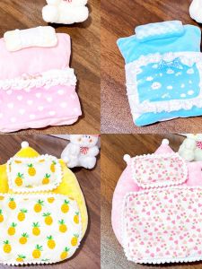 Bộ Đồ Ngủ Búp Bê Cotton 15cm Búp Bê Chơi Đệm Chăn Quần Áo Búp Bê Đồ Chơi Búp Bê Modern Simple Moon Doll Brand