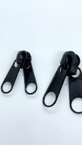 10Pcs 10# Double Zipper Head Double Pull Zipper Slider Head Replacement for Camping Tent