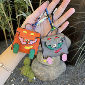 Cute Mini Kelly Doll Earphone Bag Coin Purse Car Hanging Decoration Keychain Small Bag Fashionable Accessory for Women