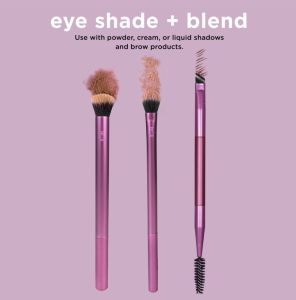 Real Techniques Eye Shade & Blend Makeup Brush Trio
