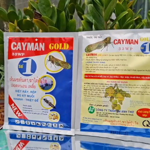 (100gam) Thuốc trừ rầy Cayman Gold 33WP: Acetamipri 25%Imidarcloprid 8% : diệt rầy xanh rệp bọ xít muỗi rệp sáp rệp muội bọ nhảy
