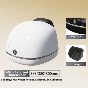 ZHUOLESHI | Large Waterproof Motorcycle Universal Storage Box
