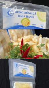 Bong bóng cá Basa rang Phương Anh Đồng Tháp gói 30gram - Giàu collagen thơm ngon bổ dưỡng dễ chế biến