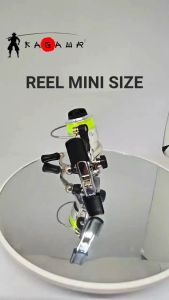 Reel Pancing Mini Untuk Joran Pena pen Spinning uk 100 termasuk Senar cocok untuk semua Joran