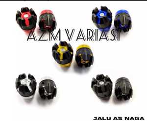 JALU AS RODA DEPAN MODEL BUAH NAGA CNC UNIVERSAL SEMUA MOTOR 1 SET KIRI KANAN