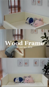 [ CHÍNH HÃNG BONITABEBE DEAL MỞ BÁN ] Wood Frame Bumper Bed - Giường Bumper Bed Khung Gỗ Bonitabebe
