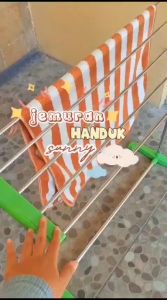 CH15 RAK JEMURAN HANDUK DAN PAKAIAN BAJU / STAINLESS RACK LAUNDRY