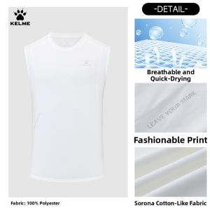 Kelme | Fitness Training Running Basketball Sleeveless Quick-Dry T-Shirt