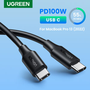 UGREEN USB Cable 100W Type C to Type C PD100W USB Type C Fast Charging Cable Cord QC4.0 USB C for MacBook Air 2020/MacBook Pro SAMSUNG S22 /Note 10/S10 Matebook iPad Pro