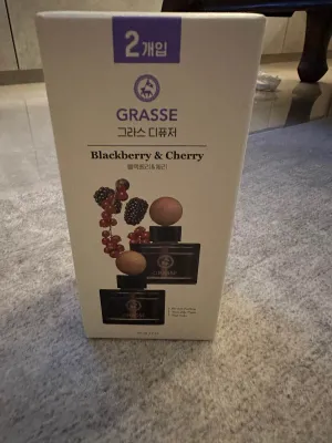 [Local InStocks 2days Delivery] Grasse Blackberry & Cherry 2 Pack Fragrance Diffuser Set
