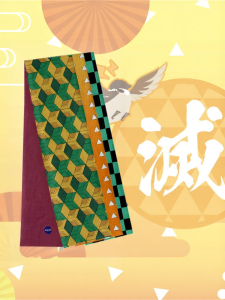 Ghost Blade Demon Slayer Design Warm Scarf