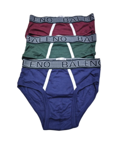 3 pcs Brief Underwear for Mens Adult
