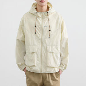 Mountain Series Mens Outdoor Summer New Climbing Jacket Ice Silk Thin Outerwear Sunscreen Breathable Loose Fit Fashion Urban Style