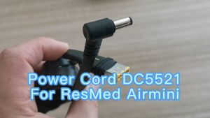 ResMed Airmini Power Cord Connect 24V Battery for Travel on Airplane Train Vehicle Vacation Holiday