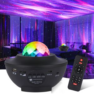 Northern Lights Projector with Speaker 16 Colors Aurora Night Light Projector  Remote Control  Dimmable Mood Lighting