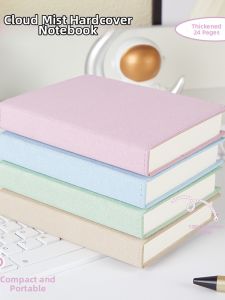 Compact Candy Color Leather Notebook 240 Pages