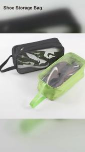 Travel-Size Shoe Storage Bag Dust-Proof Water-Resistant Shoe Organizer for Students Hand-Held Hanging Shoe Bags for Trips