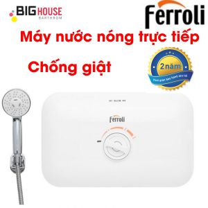 Máy nước nóng trực tiếp Ferroli RITA FS-4.5 TEmáy nước nóng chống giật tự động ngắt phù hợp các vòi sen tắm cho máy nước nóng
