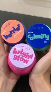 Emina Water Gel Moisturizer 30 g - Barrier Balancing Bright Glow Calming Skincare Pelembab Wajah