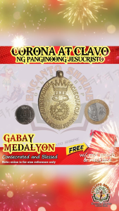 CORONA CLAVO MEDALYON - CORONA AT CLAVO NG PANGINOONG JESUCRISTO