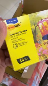 [HỎA TỐC] Màu nước nén 12/18/24 màu - Solid Water Color Thiên Long Colokit - Đạt chuẩn châu Âu