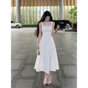 SUHUIQIAN | Elegant Waist-Defining Slim Fit Party Dress for Early Summer