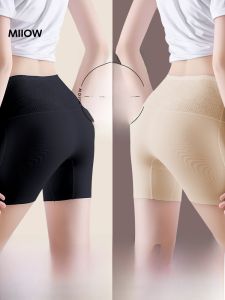 MiiOW | MiiOW Cat Woman Seamless Safety Pants Womens 2025 New Tummy Control Butt Lifting Black Skin Color Underwear Two-In-One Leggings