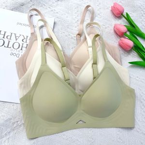 Seamless Intimates Womens Small Chest Push up Summer Thin Breast Holding Push-up Beautiful Back Underwired Bra Soft Support Bra