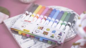 Spidol Warna Papan Tulis Color Whiteboard Marker Joyko WMC-63 12 Warna Alat Tulis Untuk Presentasi Spidol Eco-Friendly Untuk Sekolah - Lazada