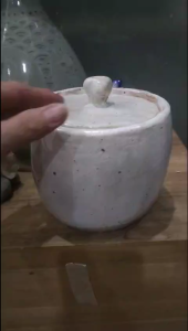 Rót mộc và hũ mộc đựng nước/trà gốm Nhật❤️❤️❤️❤️